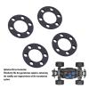 1/10 Crawler Car Gaskets, 4pcs Precision CNC Cut Composite Material Coupler Washers for 1.9 2.2 Inch Wheels Zopsc view 4