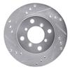 KarParts360 Rotor Set | Cast Iron | Silver | Vented Rotor | Excluded Calipers | Drilled And Slotted view 3