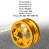 4Pcs RC Wheel Hub with Short Adapter, Aluminum Alloy RC Car Accessories for WPL B14 B24 B16 B36 Q60 Q61 Q62, Durable Replacement Parts for 1/16 Remote Control Cars (Gold) view 4