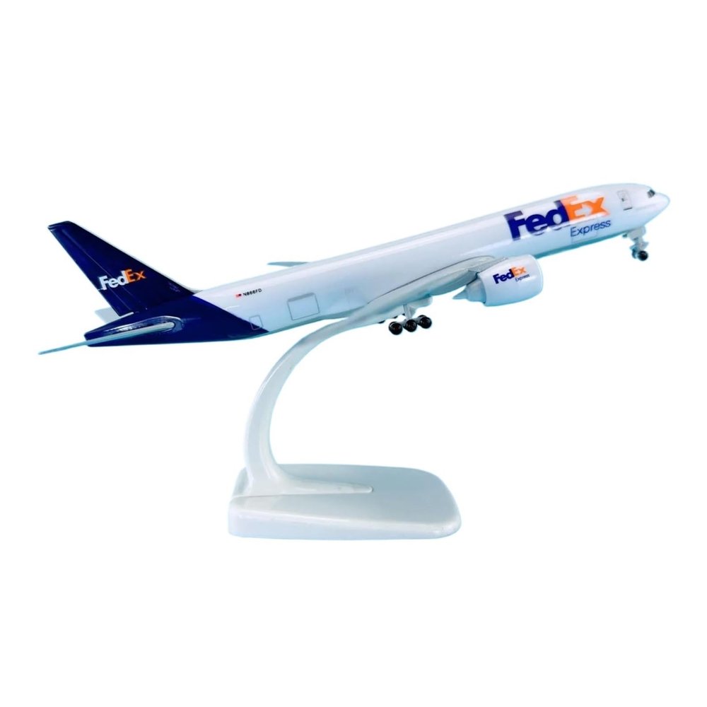 ALHROEUO Miniature Scale 1:370 for B777-300er Alloy Metal Die-Casting Airplane Model with Wheels Souvenir Flying Toy Game Kits