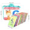 Children's 26 English Letters Cloth Book, Washable Soft Fabric Learning Book, Interactive Alphabet Toy for Toddlers with Storage Bag, Safe Polyester Material for Early Language Dev view 4