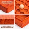 Square Wooden Tweezer Drop Activity for Seniors Fine Motor Practice, 14x14cm Board, Reduces Boredom, Soothes Anxiety, Promotes Relaxation, Safe Smooth Edges, 200g view 3
