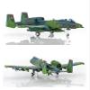 ALHROEUO Miniature Scale 1:144Scale A-10A Thunderbolt II Alloy Aircraft Model CollectiAon Souvenir Display Ornaments Flying Toy Game Kits view 3