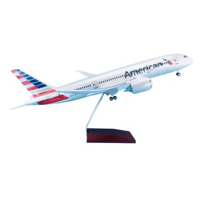 Miniature Scale 1 130 for B787 ABS Die-Casting Airplane Model with Wheels Home Decor Souvenir Flying Toy Game Kits