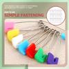 100 Pcs Pin Baby Girl Supplies Cloth Diaper Newborn Diapers Nappy Plastic Pins view 3