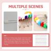 100 Pcs Pin Baby Girl Supplies Cloth Diaper Newborn Diapers Nappy Plastic Pins view 4