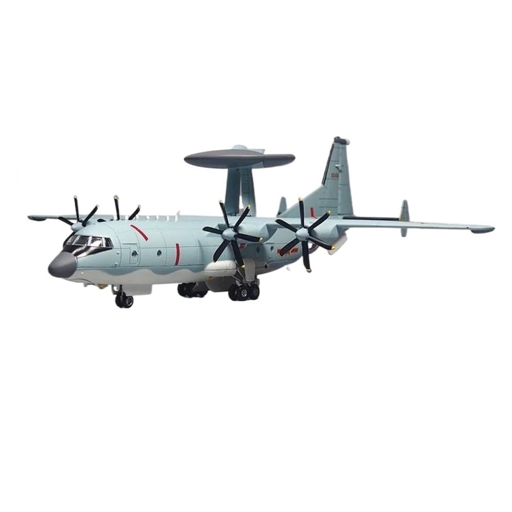ALHROEUO Miniature Scale 1:110 Scale Warning Aircraft Alloy Model Ornament Souvenir Display Toys Adult Collection Flying Toy Game Kits