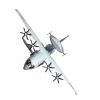ALHROEUO Miniature Scale 1:110 Scale Warning Aircraft Alloy Model Ornament Souvenir Display Toys Adult Collection Flying Toy Game Kits view 4