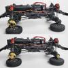 4PCS Hex Wheel Hub Adapters with Brass Counterweight Conversion Compatible with 1/18 Kyosho Jimny RC Crawler Car view 3