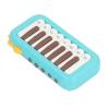 Alomejor Kids Piano Keyboard, Miniature 15 Keys Portable Electronic Piano for Beginners, with Various Tones for Indoor Outdoor Musical Play (Blue) view 3