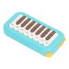 Alomejor Kids Piano Keyboard, Miniature 15 Keys Portable Electronic Piano for Beginners, with Various Tones for Indoor Outdoor Musical Play (Blue) view 4