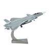 ALHROEUO Miniature Scale 1 48 Scale Aircraft Fighter Grey Military Model Simulation Souvenir Ornaments Collection Adult Gift Flying Toy Game Kits view 1