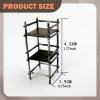 JunZheHub Construction Miniature Scene Diorama Accessories 1/64 Scale Resin Display Props Hand Painted Ornaments Suitable for Collecting Home, Scaffold view 3
