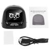 AUNMAS AI Desk Robot Companion, Funny Intelligent Interactive Emotional Expression Electronic AI Dashboard Robot Pet Car Dashboard Decoration for Adults Kids Home Office Car Travel (Black) view 1
