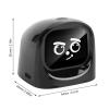 AUNMAS AI Desk Robot Companion, Funny Intelligent Interactive Emotional Expression Electronic AI Dashboard Robot Pet Car Dashboard Decoration for Adults Kids Home Office Car Travel (Black) view 2
