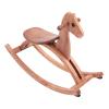 Alomejor Kids Wooden Horse, Oak Wood Rocking Chair Toy with Saddle and Handle for Daily Entertainment and Early Education (2) view 1