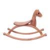 Alomejor Kids Wooden Horse, Oak Wood Rocking Chair Toy with Saddle and Handle for Daily Entertainment and Early Education (2) view 2