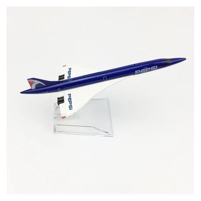 ALHROEUO Miniature Scale 1 400 Concorde Model Metal Simulation Passenger Aircraft Alloy Static Ornaments Flying Toy Game Kits