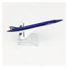 ALHROEUO Miniature Scale 1 400 Concorde Model Metal Simulation Passenger Aircraft Alloy Static Ornaments Flying Toy Game Kits view 1