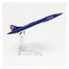 ALHROEUO Miniature Scale 1 400 Concorde Model Metal Simulation Passenger Aircraft Alloy Static Ornaments Flying Toy Game Kits view 2
