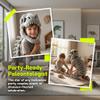 3D Realistic Dinosaur Skeleton Plush Costume Wearable Dinosaur Skeleton Plush with Spine Hat, Cozy Dino Skeleton Hoodie for Halloween Cosplay Party (Spinosaurus Skull Mask) (Gray) view 4