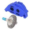 57T Steel Gear Gearbox Housing Set, Aluminum Alloy Dark Blue for 1/10 VORTEKS Big Rock - Durable Construction, Easy Installation for RC Cars (Sky Blue) view 4