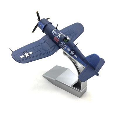 ALHROEUO Miniature Scale 1 72 Navy F4U Corsair U.S. Carrier-Based Land-Based Fighter Alloy Metal Aircraft Airplane Model Flying Toy Game Kits