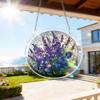 Acrylic Jigsaw Puzzle Suncatcher-Waterfall, Stained Glass Window Hanging, Home Decor Creative Mom Gifts, Birthday Gifts for Women,Wife, Sisters, Aunt, Besties(4-violet Garden Grace,1-S(7.4x7.4 IN)) view 4