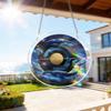 Acrylic Jigsaw Puzzle Suncatcher-Stained Glass Tree, Stained Glass Window Hanging, Home Decor Creative Mom Gifts, Birthday Gifts for Women,Wife, Sisters, Aunt, Besties(Galactic Whale Dream,M(8.2in)) view 3