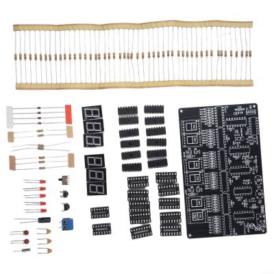 Digital Circuit Clock Kit, 6-Bit LED Display, DC 4.5V-5.5V Soldering Practice Set, DIY Electronics Teaching Tool for Students and Hobbyists, for educational Trainin(Parts)
