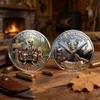 Legends of the Hunt Coin,Old Bastards Hunting Club Challenge Coin,Funny Skeleton Hunting Commemorative Coin,Hunting Collectible Gift for Old Hunters & Outdoor Lovers (1pcs) view 2