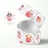 500Pcs Valentine's Day Animal Stickers Roll, 1 Inch Round Cup Animal Labels, Cute Love Heart Stickers for Kids, Envelope Seals, Water Bottle, Scrapbook, Laptop, Classroom Rewards, Party Favors view 3