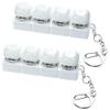 2 PCS Cute Keyboard Fidget Toy, Bread Shape Keyboard Fidget Keychain 4-in-1 Keyboard Decompression Button Finger Clicker Toys, Portable Tactile Button Sensory Fidget Toys Stress Relief Gifts (W-Bread view 1