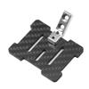 Metal Carbon Fiber ESC Mount Plate Compatible with BB-01 BBX 1/10 RC Car Upgrade Parts view 1