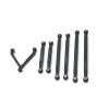 Adjustable Pull Rod for Axial for SCX24 90081 4WD for Mini for Climbing Car Metal All Pull Rod Upgrade and Modification Parts Accessories(Black) view 1