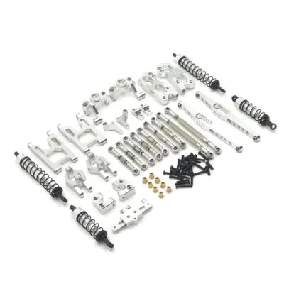 RC Car Accessories for Wltoys 12427 12428 12423 FY-03 1/12 Steering Cup for Swing Arm Body Rod Shock Absorber RC Car Upgraded Spare Parts(Silver)