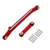 Adjustable Pull Rod for Axial 1/24 for SCX24 for Deadbolt C10 for JLU for Gladiator for Bronco Metal Steering Link Rod with Ball End RC Crawler Car(Red,A) view 3