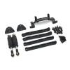Adjustable Pull Rod for MN82 LC79 for MN78 1/12 Metal Chassis Link Rod Pull Servo Mount Oil Shock Absorber Set RC Car Upgrade Parts Accessories(Black) view 1