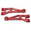 Aluminum Upgrade Parts Set for ARRMA 1/16 Mini Kraton 3S, Front/Rear Upper/Lower Arm, Gearbox Cover, Wing, Steering Link (Red Front/Rear Upper/Lower Arm Set) view 3