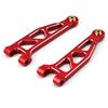 Aluminum Upgrade Parts Set for ARRMA 1/16 Mini Kraton 3S, Front/Rear Upper/Lower Arm, Gearbox Cover, Wing, Steering Link (Red Front/Rear Upper/Lower Arm Set) view 4