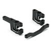 Aluminum Upgrade Parts Set for ARRMA 1/16 Mini Kraton 3S, Front/Rear Upper/Lower Arm, Gearbox Cover, Wing, Steering Link (Black Steering Set) view 2