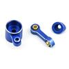 Aluminum Upgrade Parts Set for ARRMA 1/16 Mini Kraton 3S, Front/Rear Upper/Lower Arm, Gearbox Cover, Wing, Steering Link (Blue Servo Steering Link) view 2