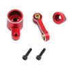 Aluminum Upgrade Parts Set for ARRMA 1/16 Mini Kraton 3S, Front/Rear Upper/Lower Arm, Gearbox Cover, Wing, Steering Link (Red Servo Steering Link) view 1