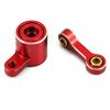 Aluminum Upgrade Parts Set for ARRMA 1/16 Mini Kraton 3S, Front/Rear Upper/Lower Arm, Gearbox Cover, Wing, Steering Link (Red Servo Steering Link) view 3