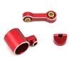 Aluminum Upgrade Parts Set for ARRMA 1/16 Mini Kraton 3S, Front/Rear Upper/Lower Arm, Gearbox Cover, Wing, Steering Link (Red Servo Steering Link) view 4