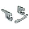 Aluminum Upgrade Parts Set for ARRMA 1/16 Mini Kraton 3S, Front/Rear Upper/Lower Arm, Gearbox Cover, Wing, Steering Link (Titanium Steering Set) view 2