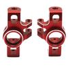 Aluminum Upgrade Parts Set for ARRMA 1/16 Mini Kraton 3S, Front/Rear Upper/Lower Arm, Gearbox Cover, Wing, Steering Link (Red Front Hub/Knuckle Arm) view 2