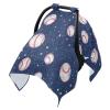 Dalzium Baseball Car Seat Cover Baby, Carseat Canopy Cover for Girl Boy, Breathable Baby Carrier Cover Stroller Sun Shade Universal Fit Breastfeeding Cover view 1