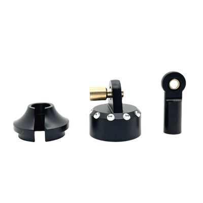 RC Car Toys Parts for MJX for Hyper Go 7303 1/7 Metal Shock Absorber Caps Replacement Parts RC Car Upgrade Accessories(Black)