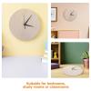 KESYOO 2Pcs 11-Inch Unfinished Wood Clock Face, Blank DIY Clock Dial Plate with Pointers, Craft Board for Painting Painting Projects (Stand Not Included) view 2